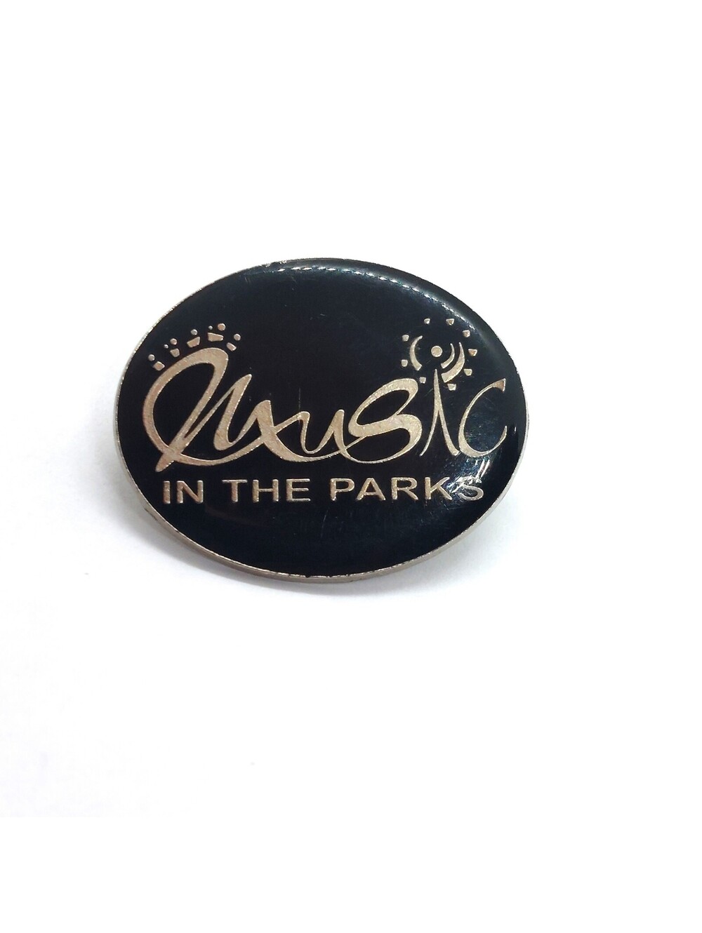 Music In The Parks Oval Enamel Pin Band Competition Festival Souvenir Lapel